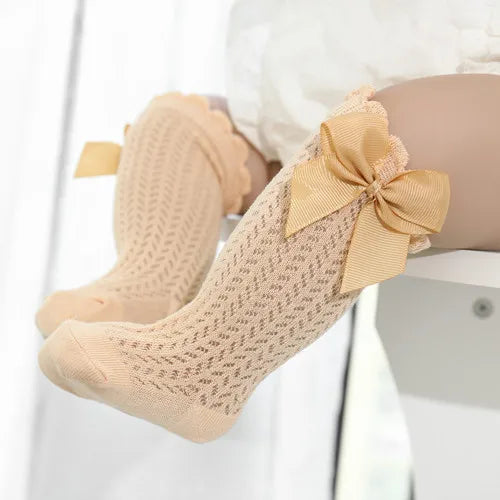 Sweet Bow Baby Socks