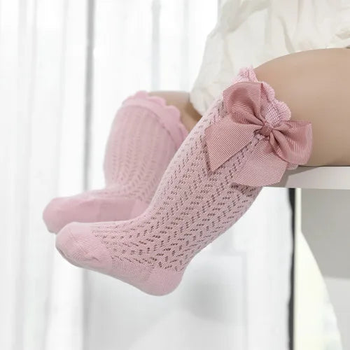 Sweet Bow Baby Socks