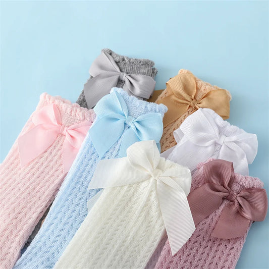 Sweet Bow Baby Socks