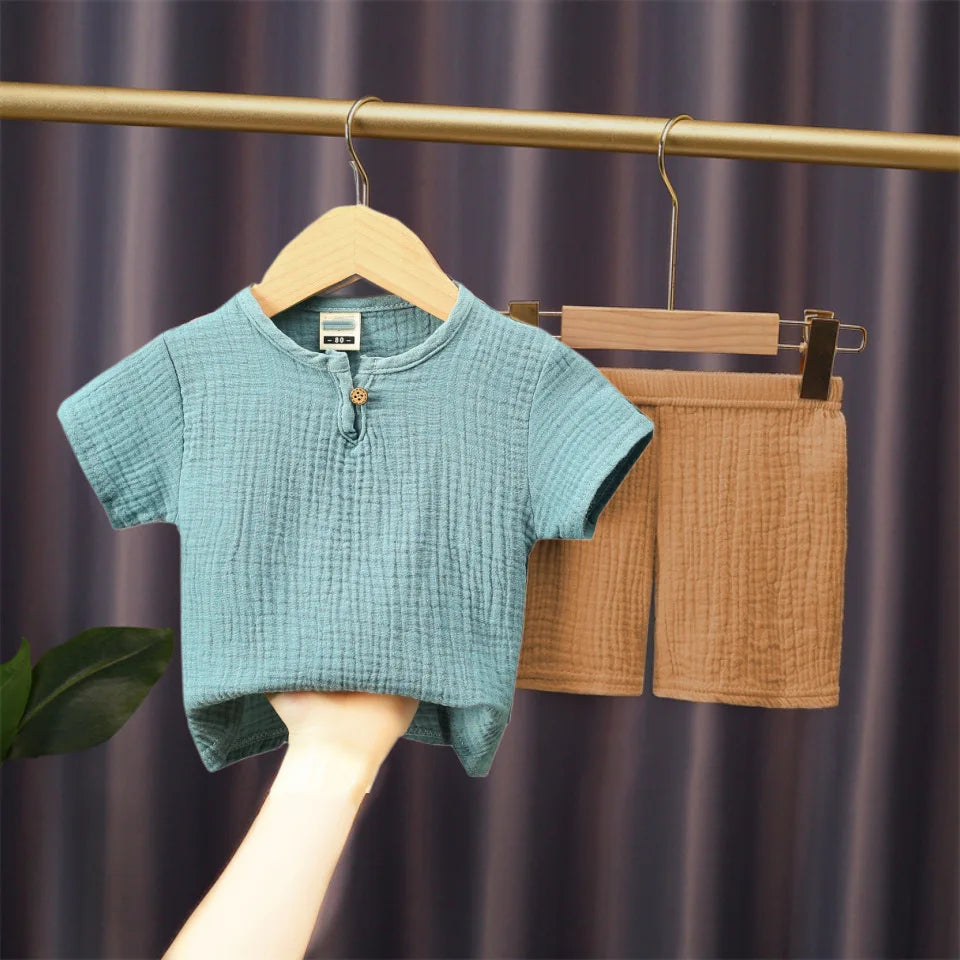 Cotton Linen Kids Set