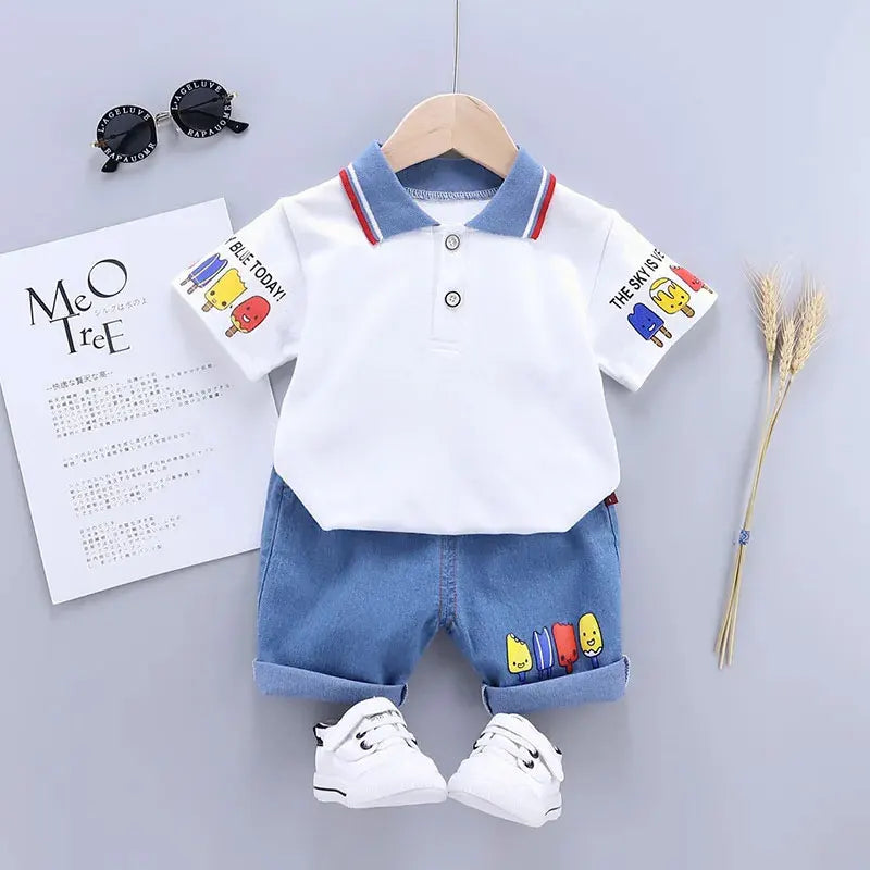 Cartoon Baby Boy Set
