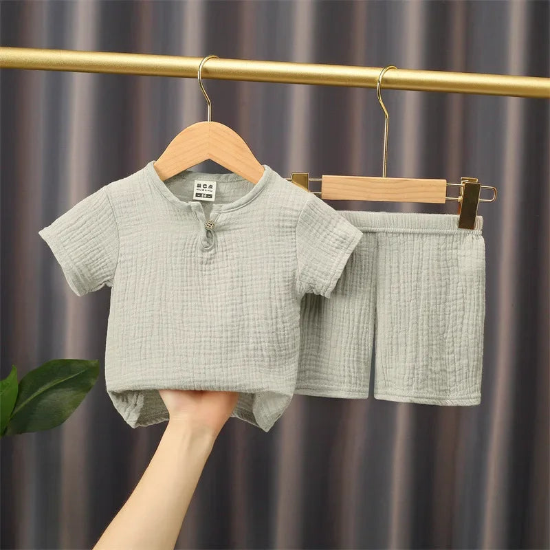 Cotton Linen Kids Set