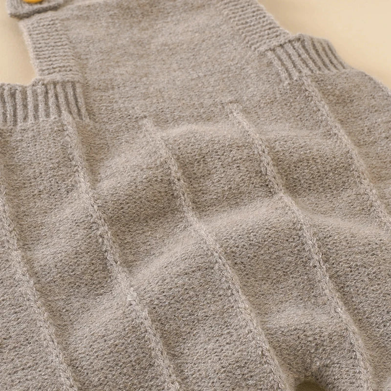 Knitted Baby Romper Set