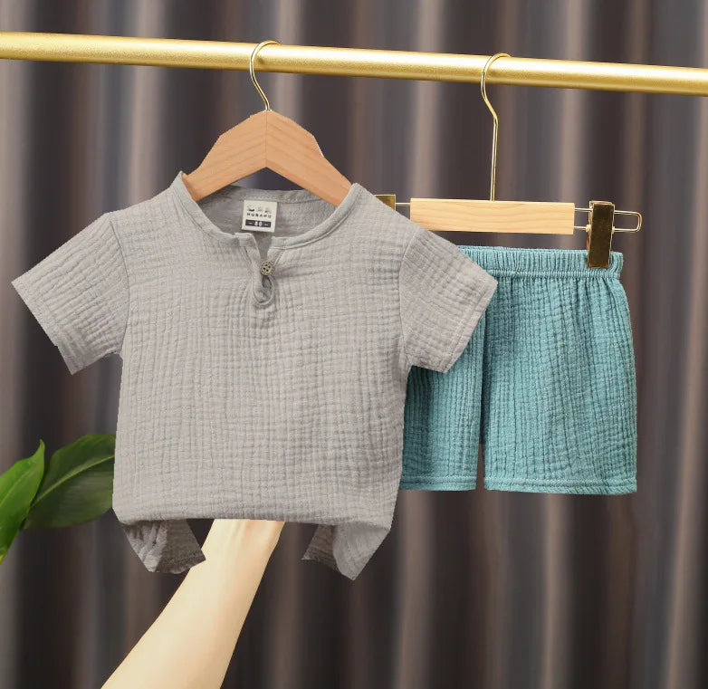 Cotton Linen Kids Set