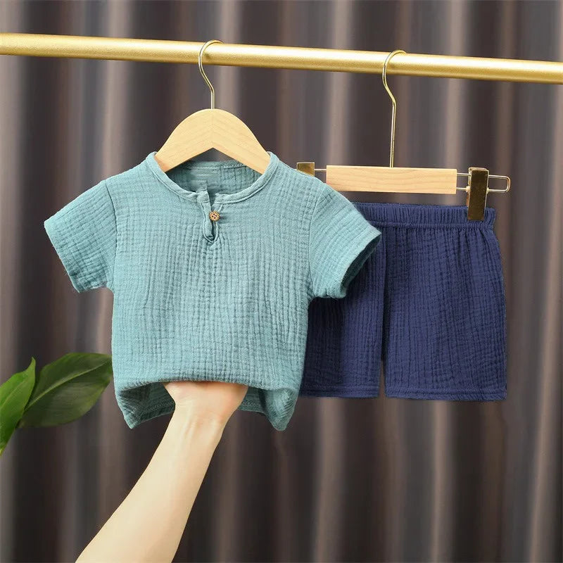 Cotton Linen Kids Set
