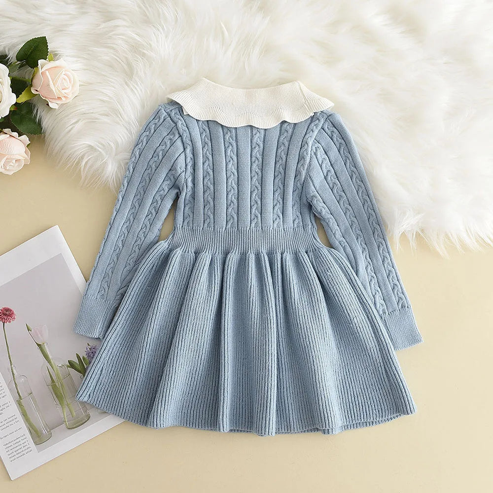 Knitted Princess Sweater Dress