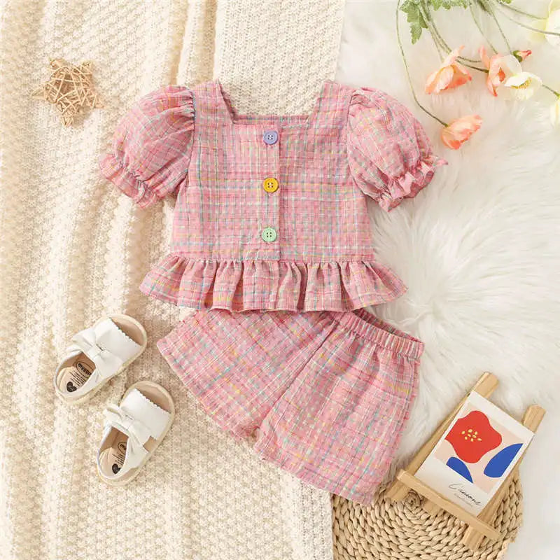 Plaid Princess Summer Set