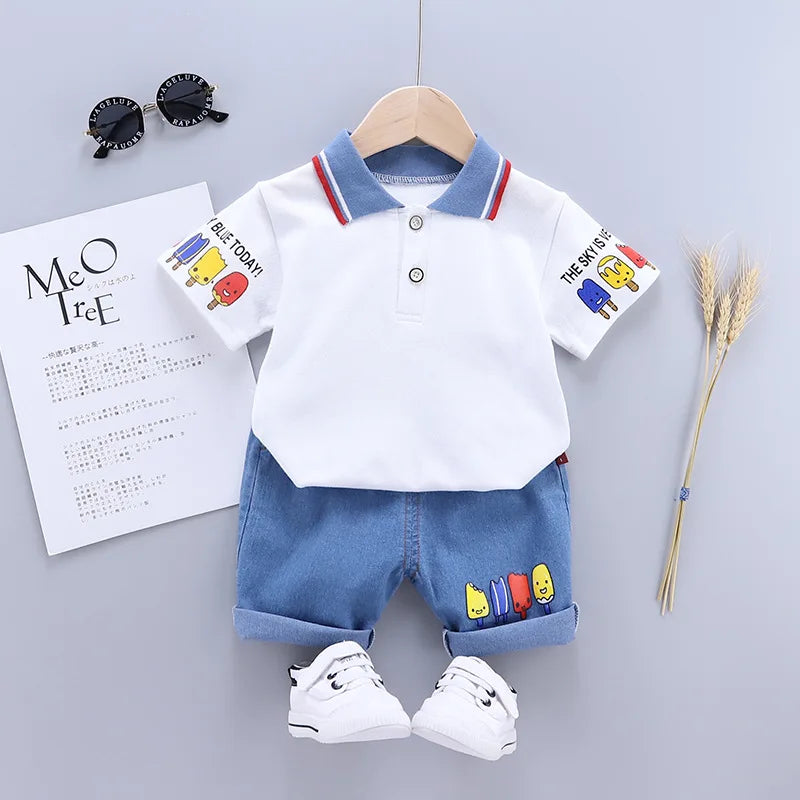 Cartoon Baby Boy Set