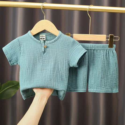 Cotton Linen Kids Set