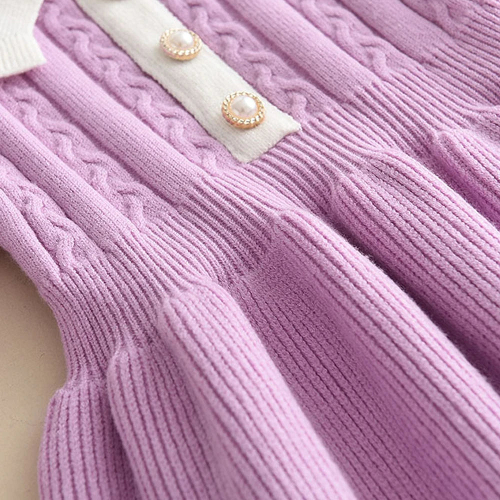 Knitted Princess Sweater Dress
