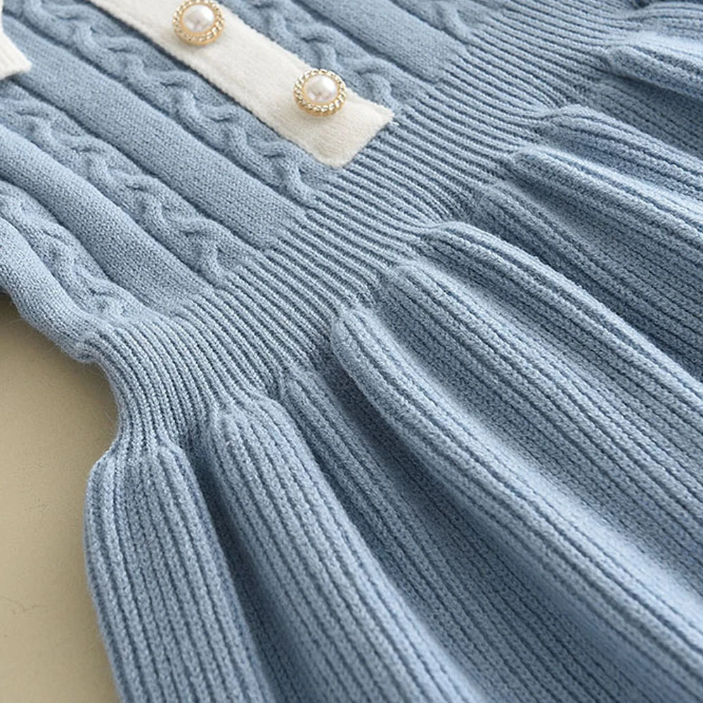 Knitted Princess Sweater Dress