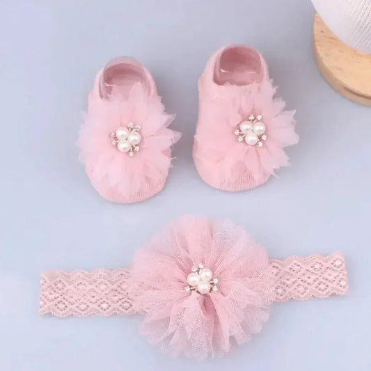 Adorable Baby Bow Set