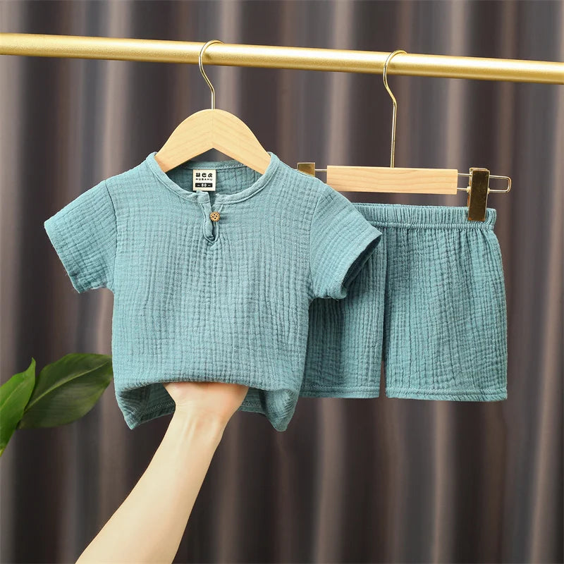 Cotton Linen Kids Set