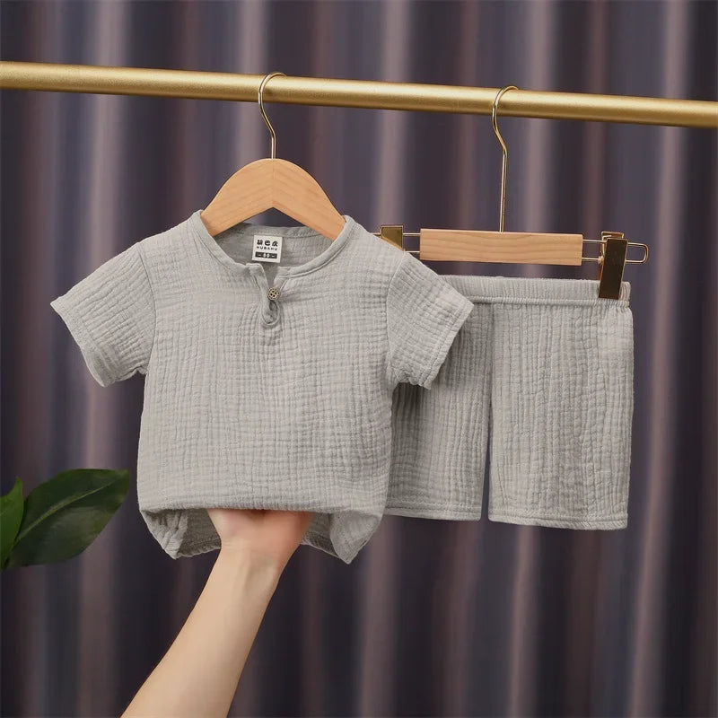Cotton Linen Kids Set