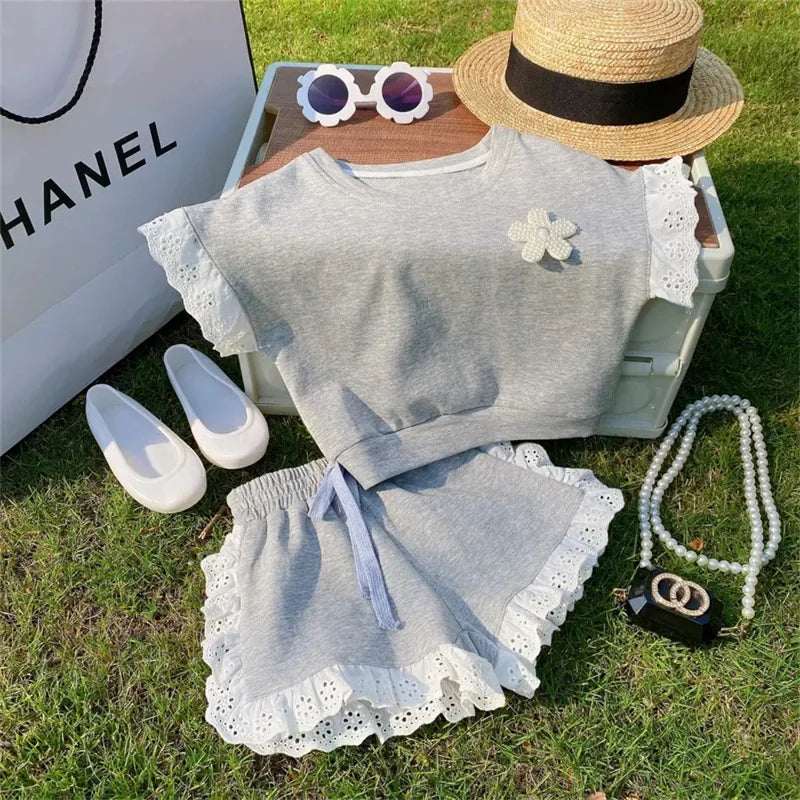 Broderie Anglaise Baby Set